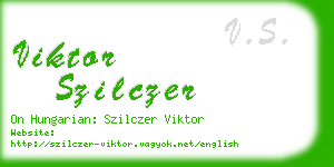 viktor szilczer business card